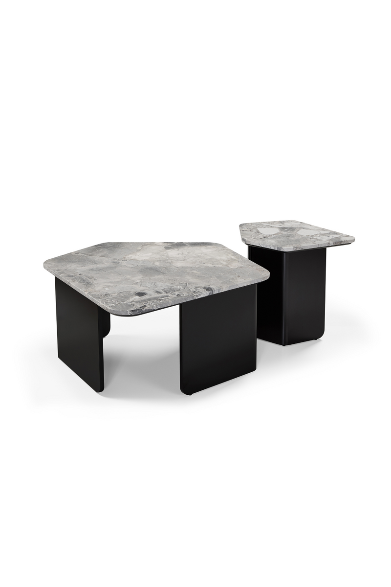 Pentagonal Marble Coffee Table | Liang & Eimil Organic | Oroatrade.com
