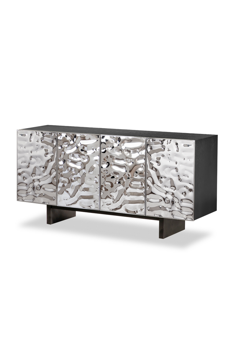 Hammered Stainless Steel Sideboard | Liang & Eimil Baltimore | Oroatrade.com