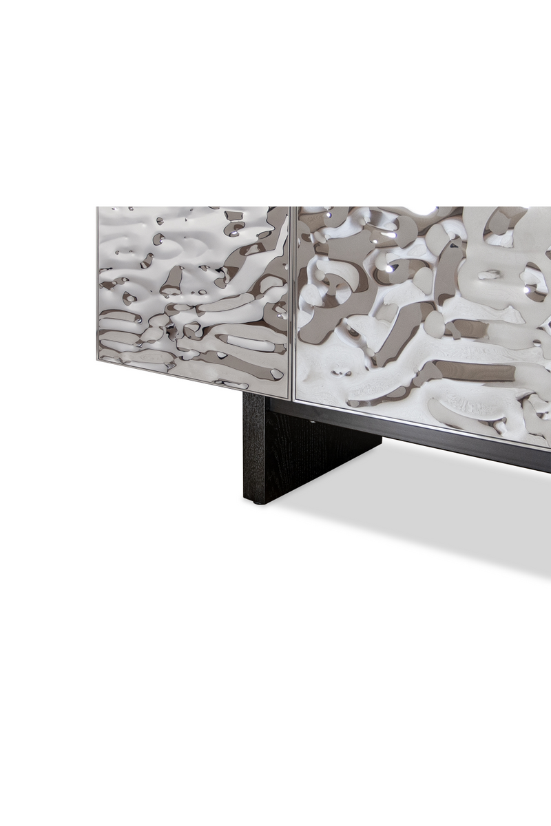 Hammered Stainless Steel Sideboard | Liang & Eimil Baltimore | Oroatrade.com