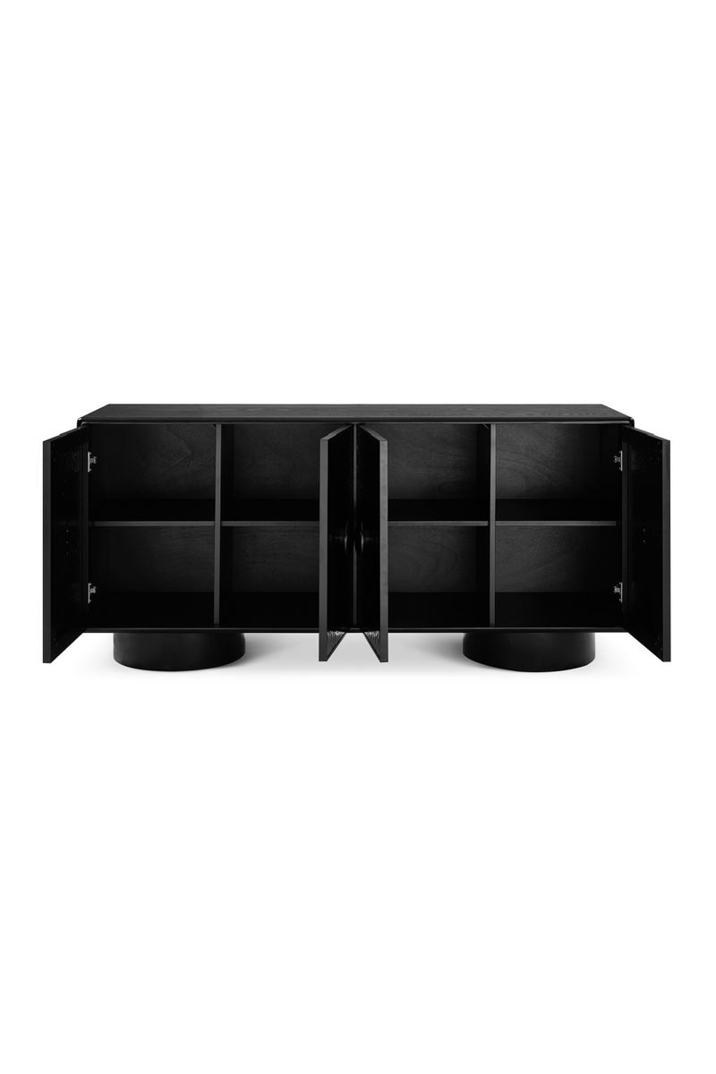 Black Ash 4-Door Sideboard | Liang & Eimil Sintra | Oroatrade.com