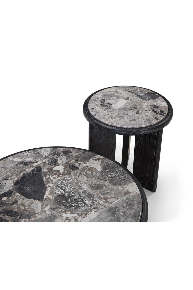 Gray Marble Round Side Table | Liang & Eimil Herman | Oroatrade.com