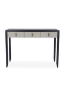 Taupe Leather 3-Drawer Dressing Table | Liang & Eimil Garda | Oroatrade.com