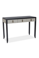 Taupe Leather 3-Drawer Dressing Table | Liang & Eimil Garda | Oroatrade.com