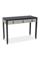 Taupe Leather 3-Drawer Dressing Table | Liang & Eimil Garda | Oroatrade.com