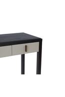 Taupe Leather 3-Drawer Dressing Table | Liang & Eimil Garda | Oroatrade.com