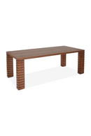 Fluted Leg Wooden Dining Table | Liang & Eimil Pascal | Oroatrade.com