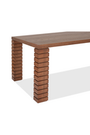 Fluted Leg Wooden Dining Table | Liang & Eimil Pascal | Oroatrade.com