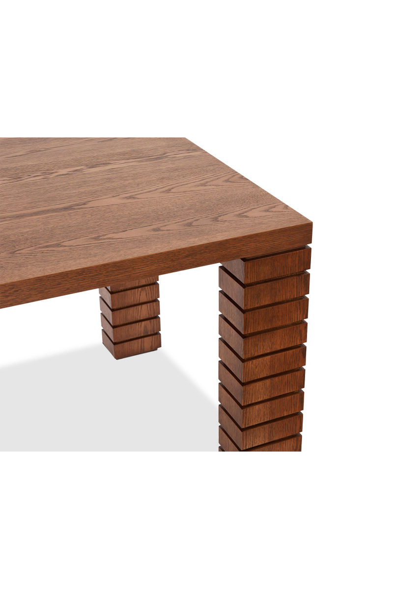 Fluted Leg Wooden Dining Table | Liang & Eimil Pascal | Oroatrade.com