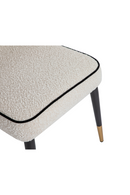 White Bouclé Piped Dining Chairs (2) | Liang & Eimil | Oroatrade.com