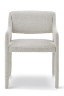 White Bouclé Dining Armchair | Liang & Eimil Godard | Oroatrade.com