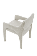 White Bouclé Dining Armchair | Liang & Eimil Godard | Oroatrade.com