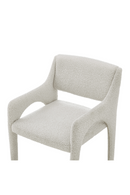 White Bouclé Dining Armchair | Liang & Eimil Godard | Oroatrade.com