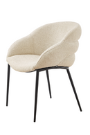 White Bouclé Dining Chair | Liang & Eimil Amer | Oroatrade.com