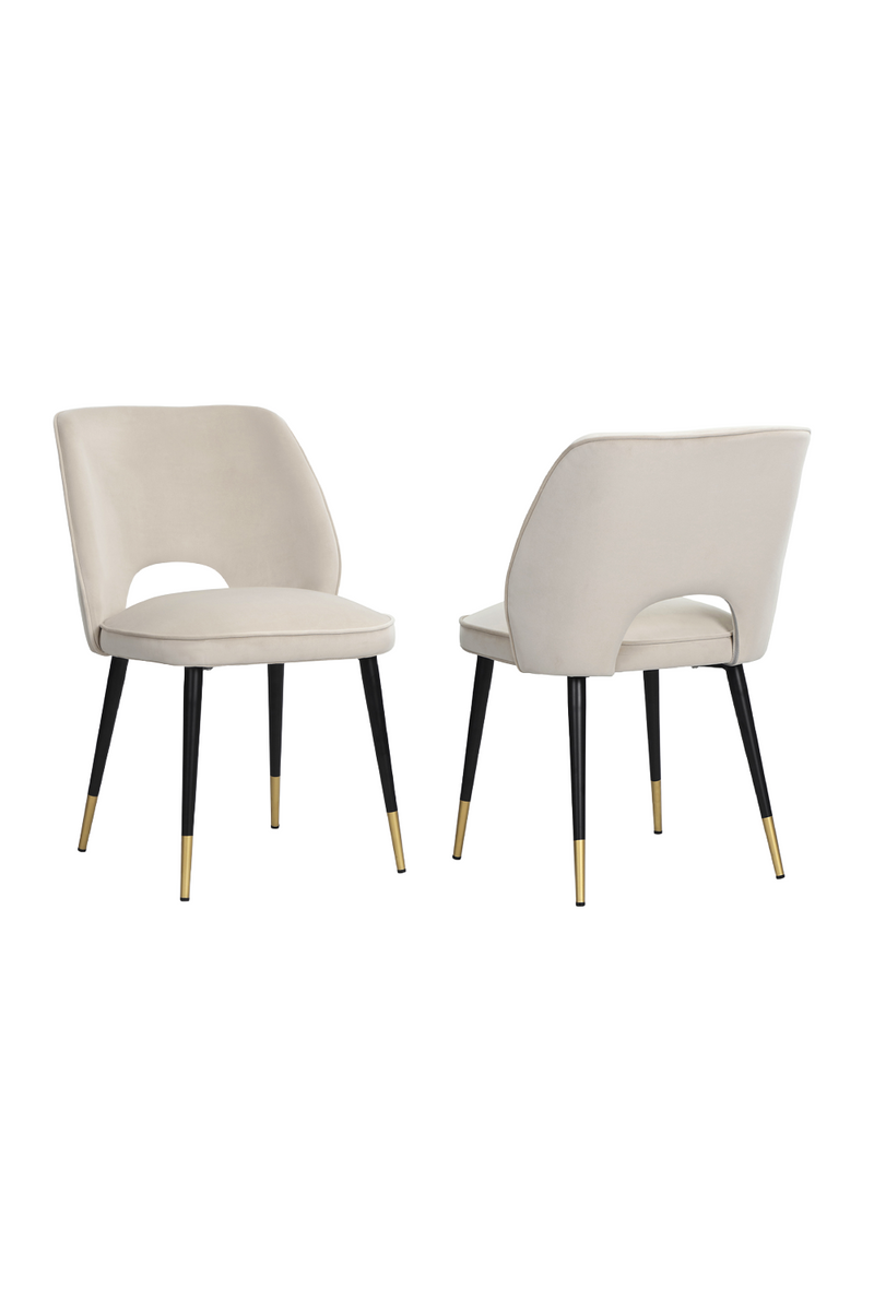 Velvet Cut-Out Dining Chair | Liang & Eimil Jagger | Oroatrade.com