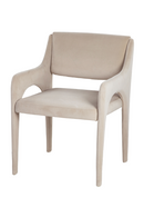 Cream Velvet Wrapped Dining Chair  Liang & Eimil Godard  Oroatrade.com
