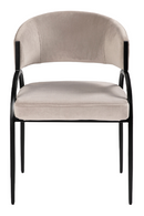 Gray Velvet Dining Chair | Liang & Eimil Pavilion | Oroatrade.com
