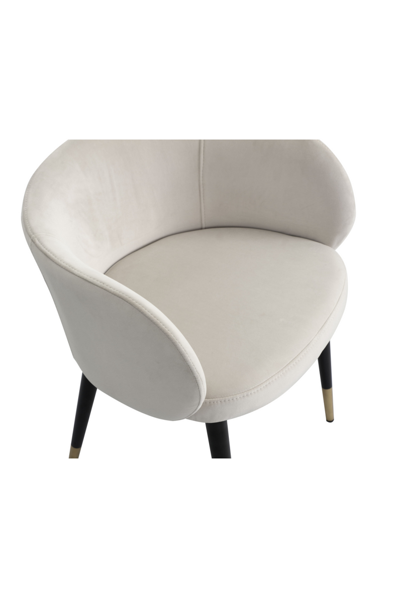 White Velvet Dining Chair | Liang & Eimil Ola | Oroatrade.com