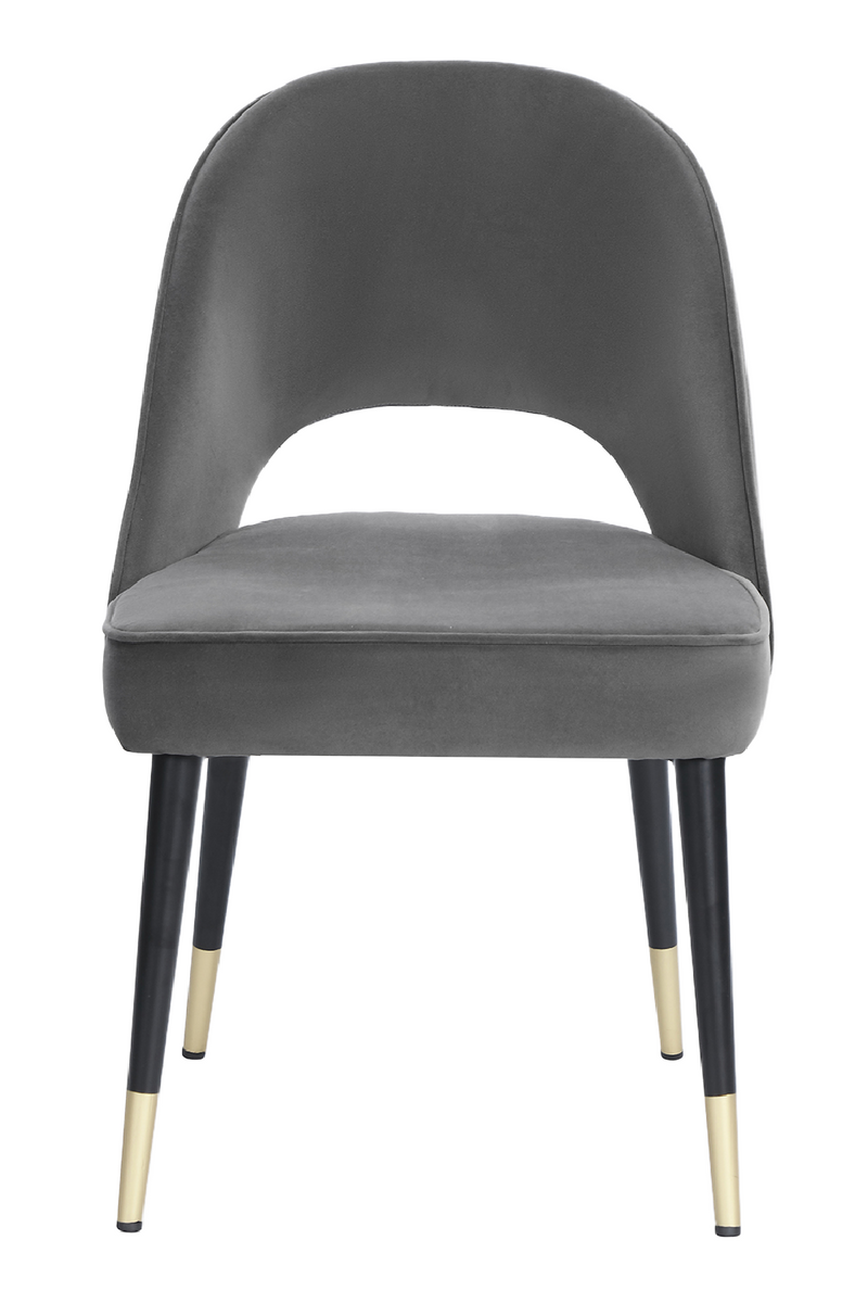 Gray Velvet Dining Chairs (2) | Liang & Eimil Yves | Oroatrade.com