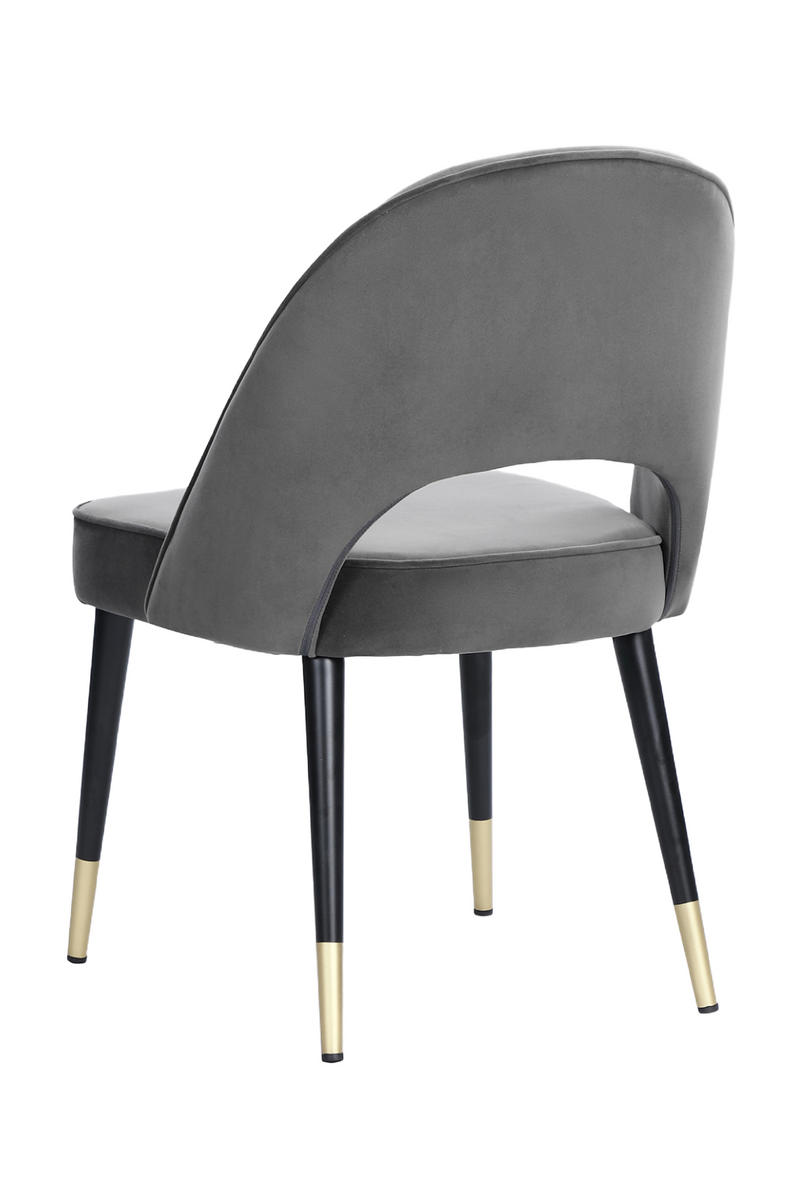 Gray Velvet Dining Chairs (2) | Liang & Eimil Yves | Oroatrade.com