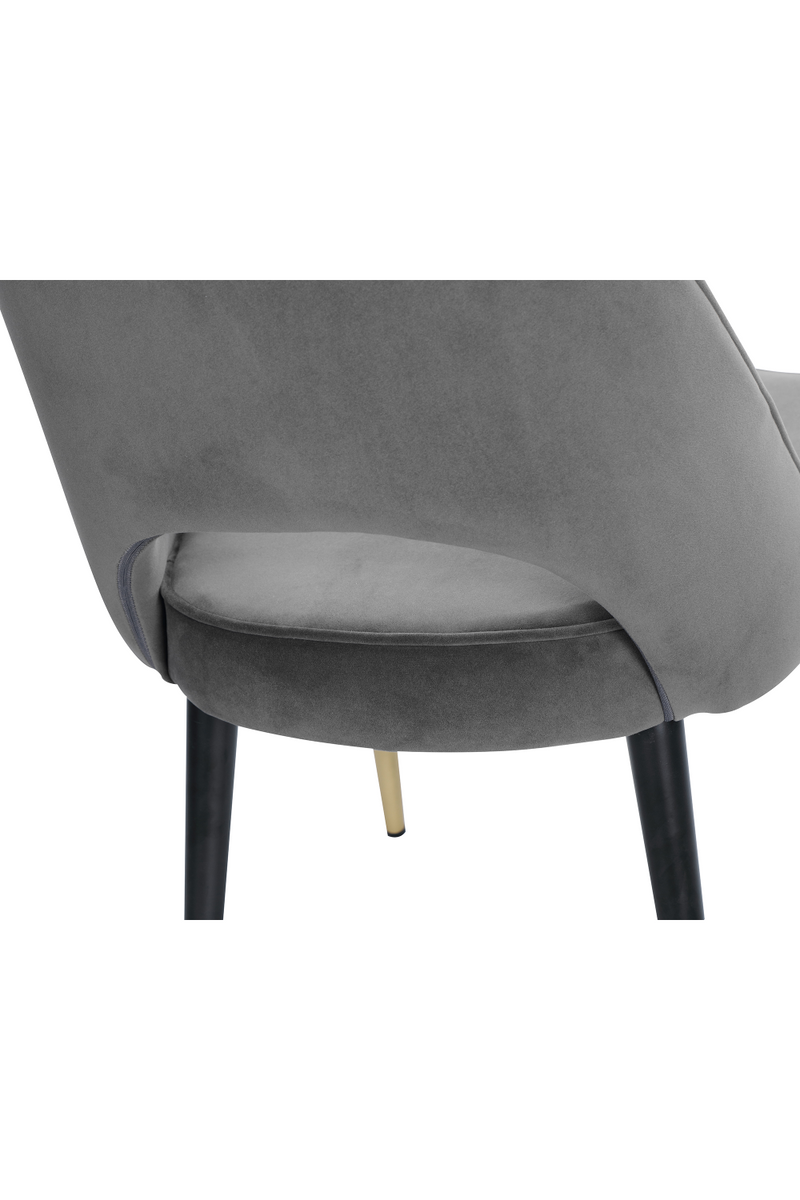 Gray Velvet Dining Chairs (2) | Liang & Eimil Yves | Oroatrade.com