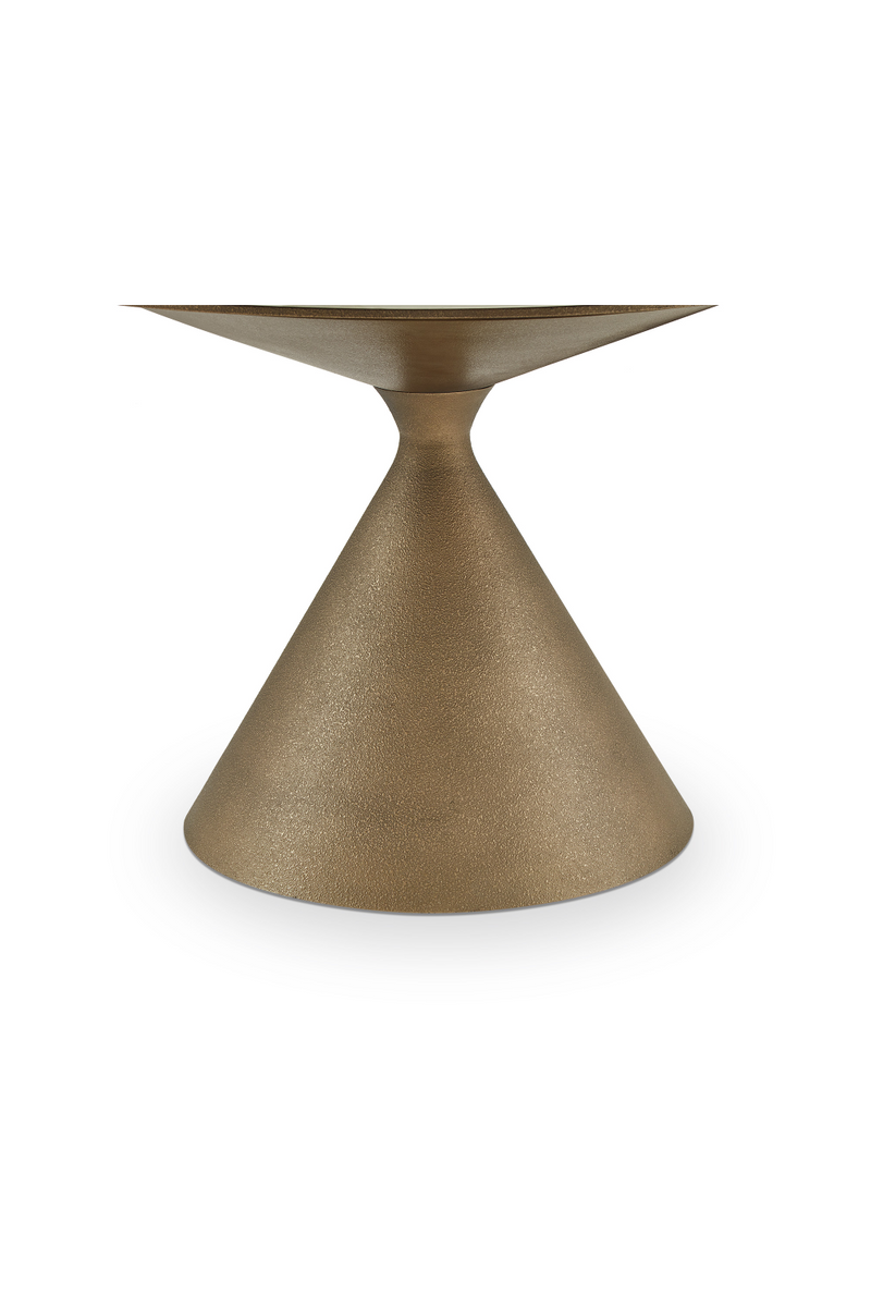 Gold Conical Base Dining Table | Liang & Eimil Ditta | Oroatrade.com