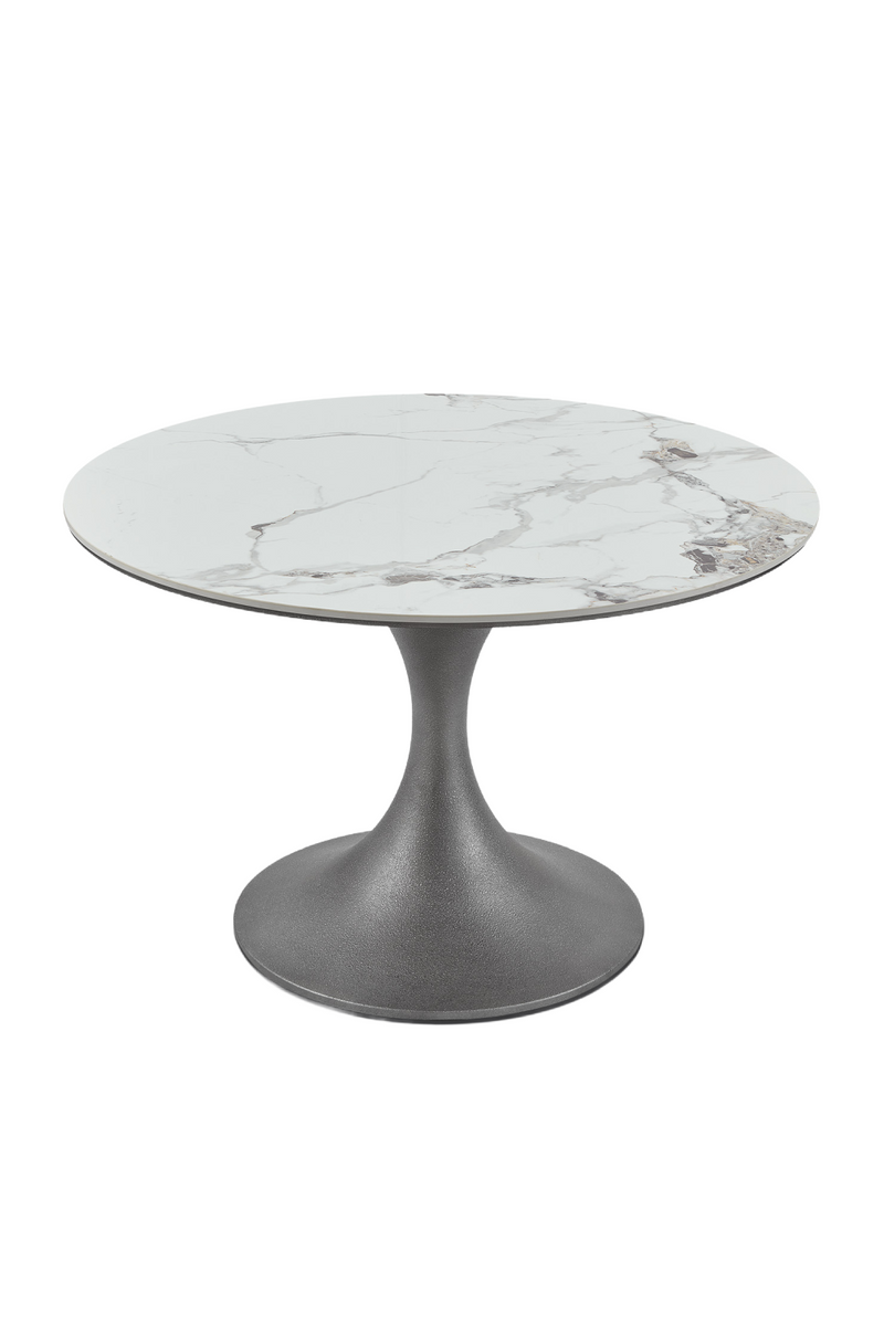 White Marble Pedestal Dining Table | Liang & Eimil Stella | Oroatrade.com