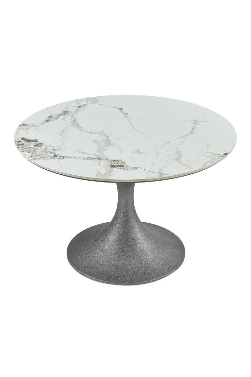 White Marble Pedestal Dining Table | Liang & Eimil Stella | Oroatrade.com