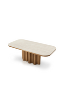 Travertine Marble Dining Table | Liang & Eimil Corinthian | Oroatrade.com