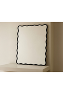Scalloped Black Wall Mirror | Liang & Eimil Talia | Oroatrade.com