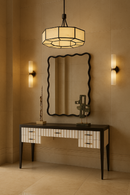 Scalloped Black Wall Mirror | Liang & Eimil Talia | Oroatrade.com