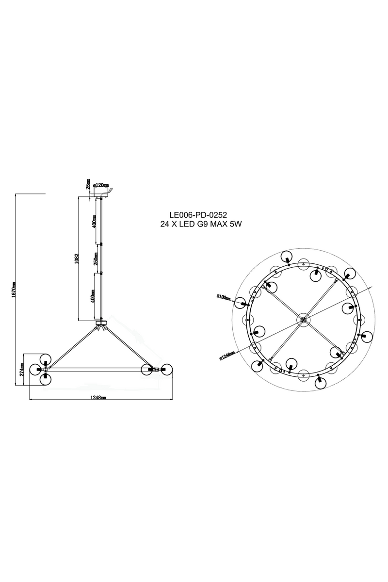 Contemporary Pendant Lamp | Liang & Eimil Bucolic | Oroatrade.com