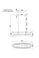 Modern Glam Pendant Lamp | Liang & Eimil Metropolitan | Oroatrade.com