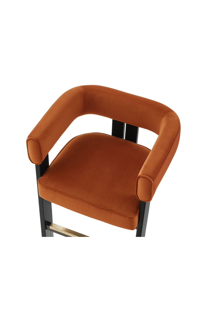 Upholstered Curve Counter Stool | Liang & Eimil Tilda | Oroatrade.com