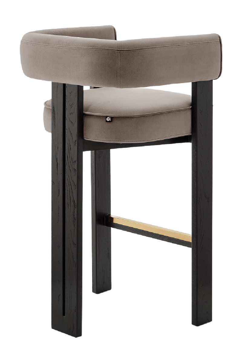 Upholstered Curve Bar Stool | Liang & Eimil Tilda | Oroatrade.com