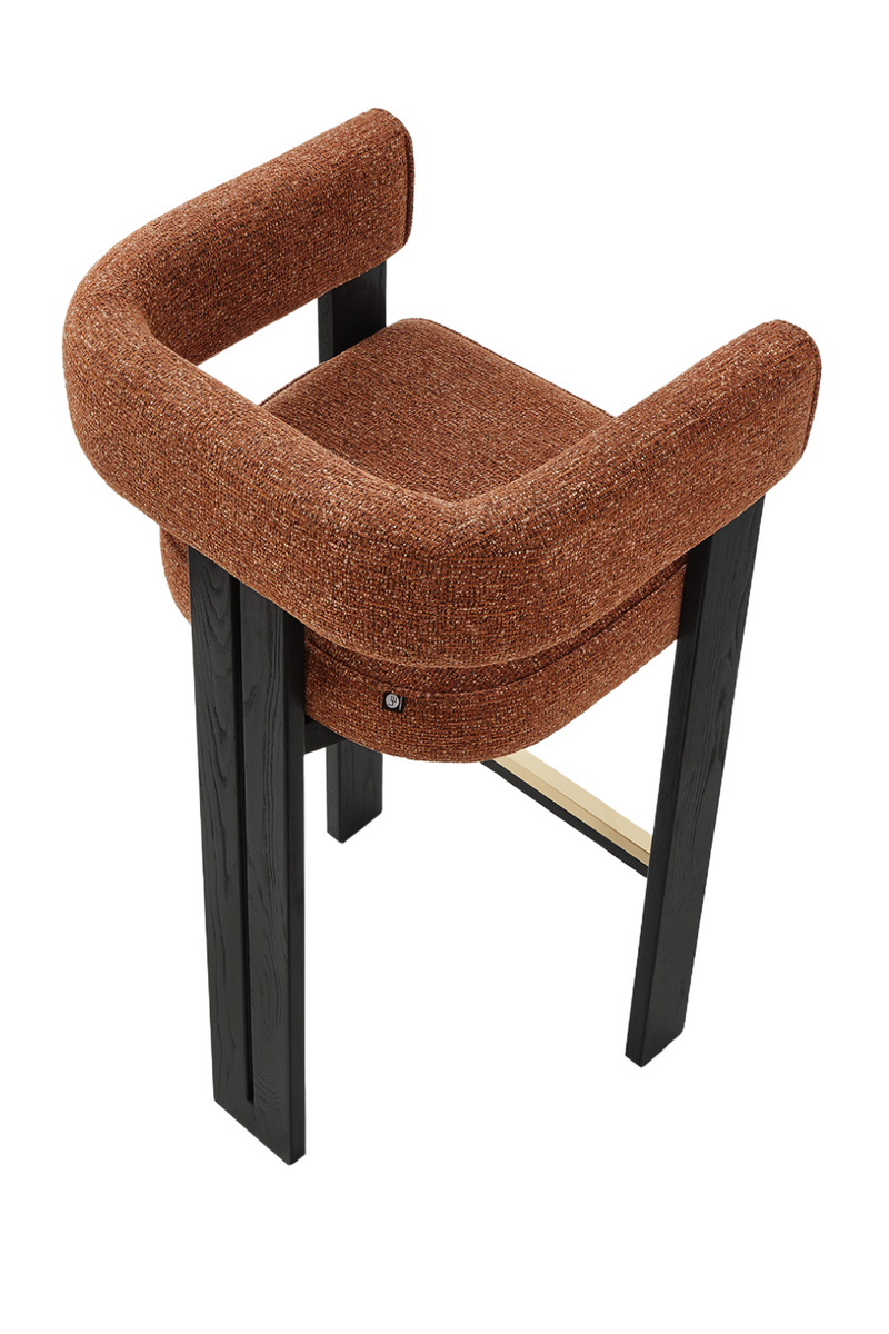 Upholstered Curve Bar Stool | Liang & Eimil Tilda | Oroatrade.com