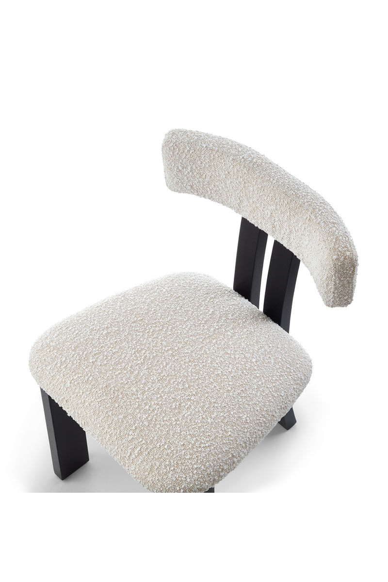 Beige Bouclé Dining Chair | Liang & Eimil Tauron | Oroatrade.com