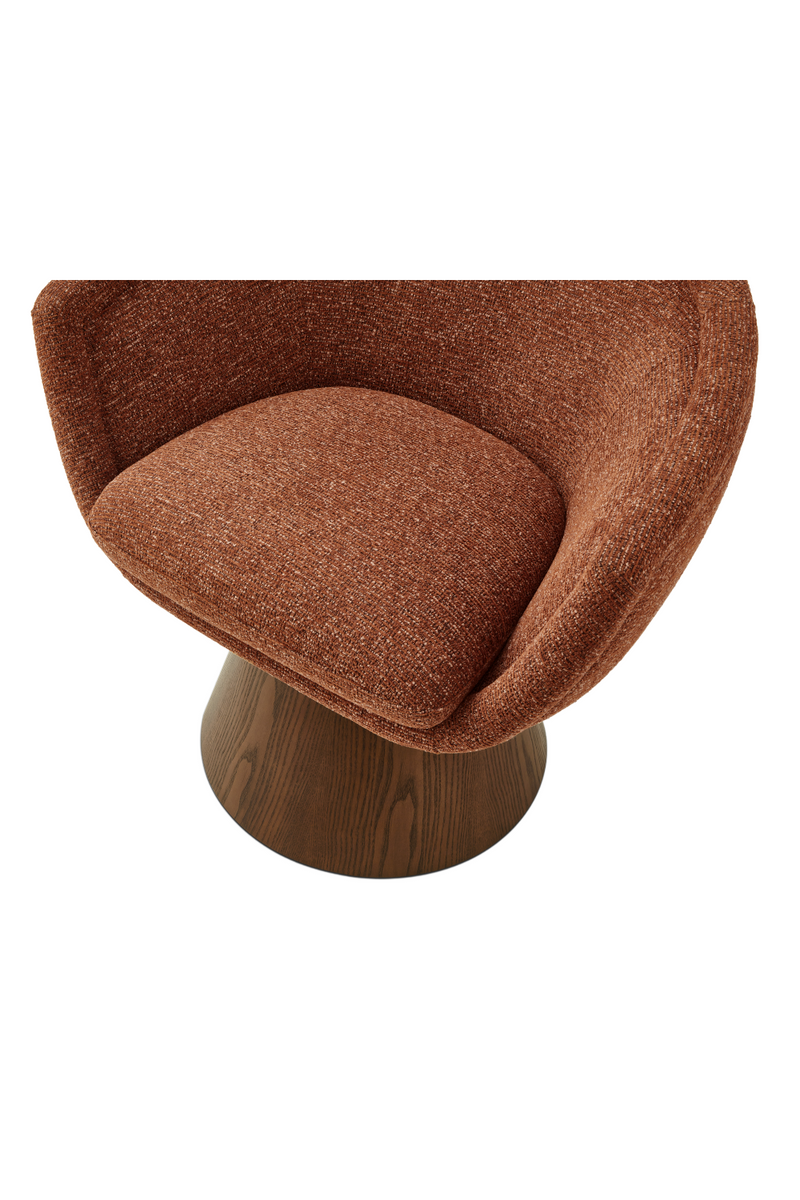 Chestnut Red Curved Chair | Liang & Eimil Harriet | Oroatrade.com