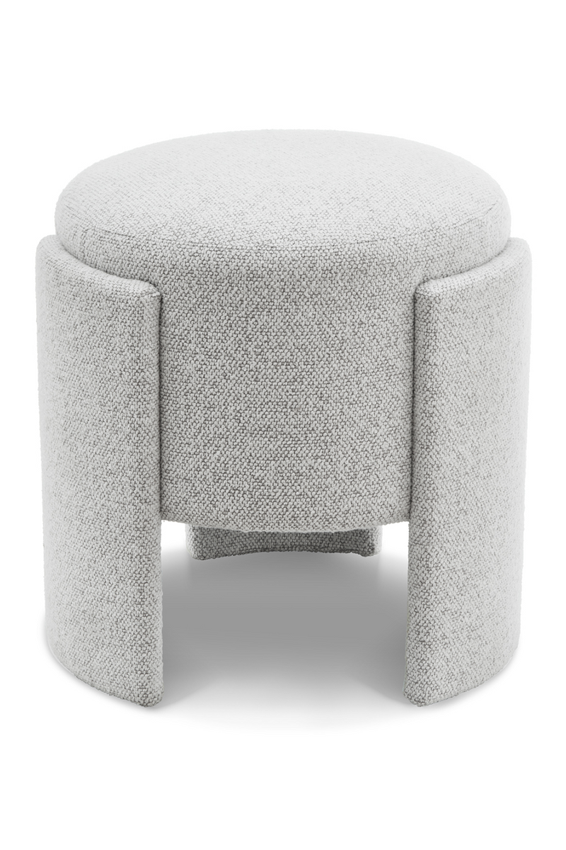 Round Chenille Ottoman | Liang & Eimil Ed | Oroatrade.com