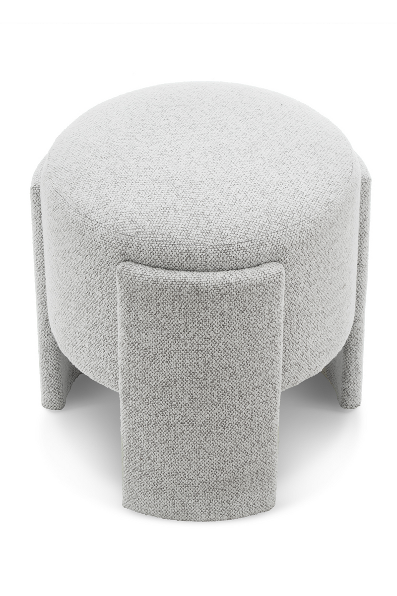 Round Chenille Ottoman | Liang & Eimil Ed | Oroatrade.com