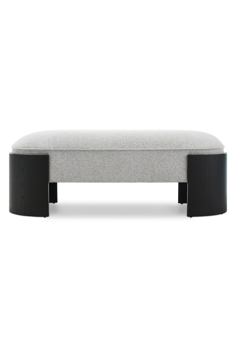 Oval Chenille Long Bench | Liang & Eimil Ed | Oroatrade.com