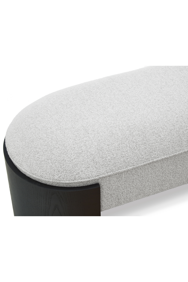 Oval Chenille Long Bench | Liang & Eimil Ed | Oroatrade.com