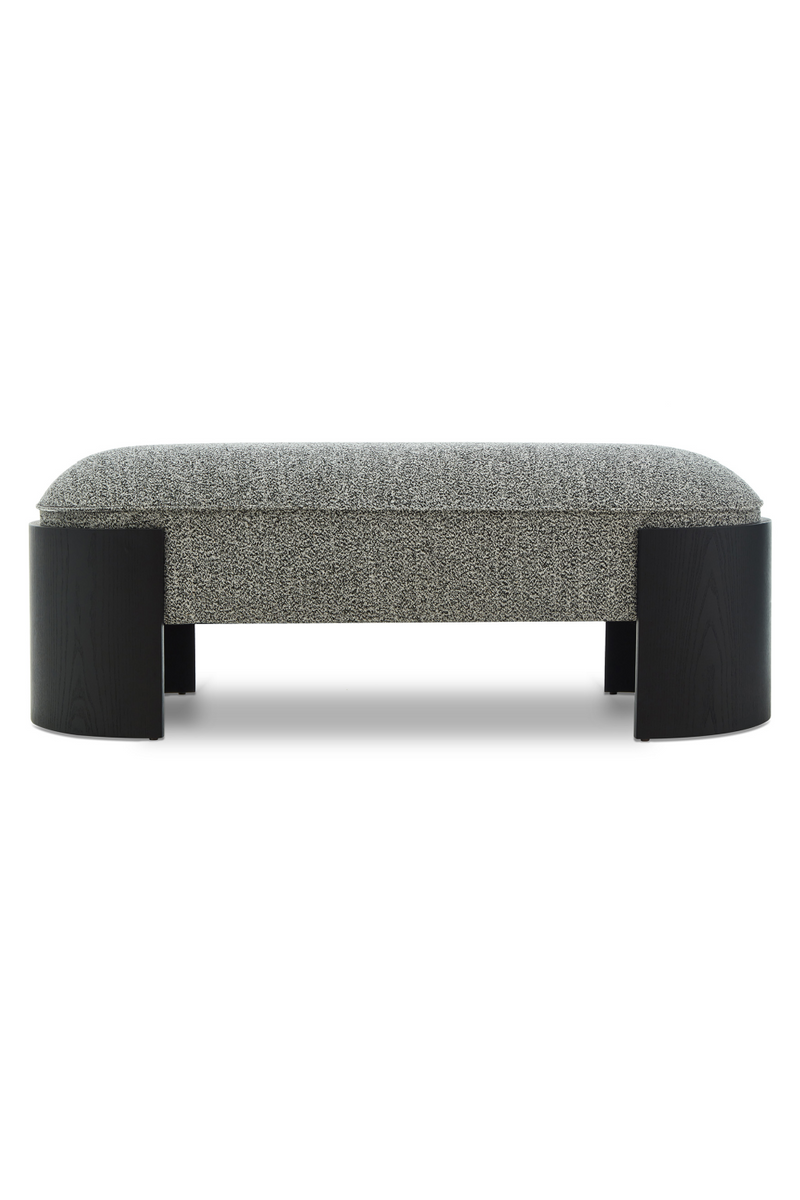 Oval Chenille Long Bench | Liang & Eimil Ed | Oroatrade.com