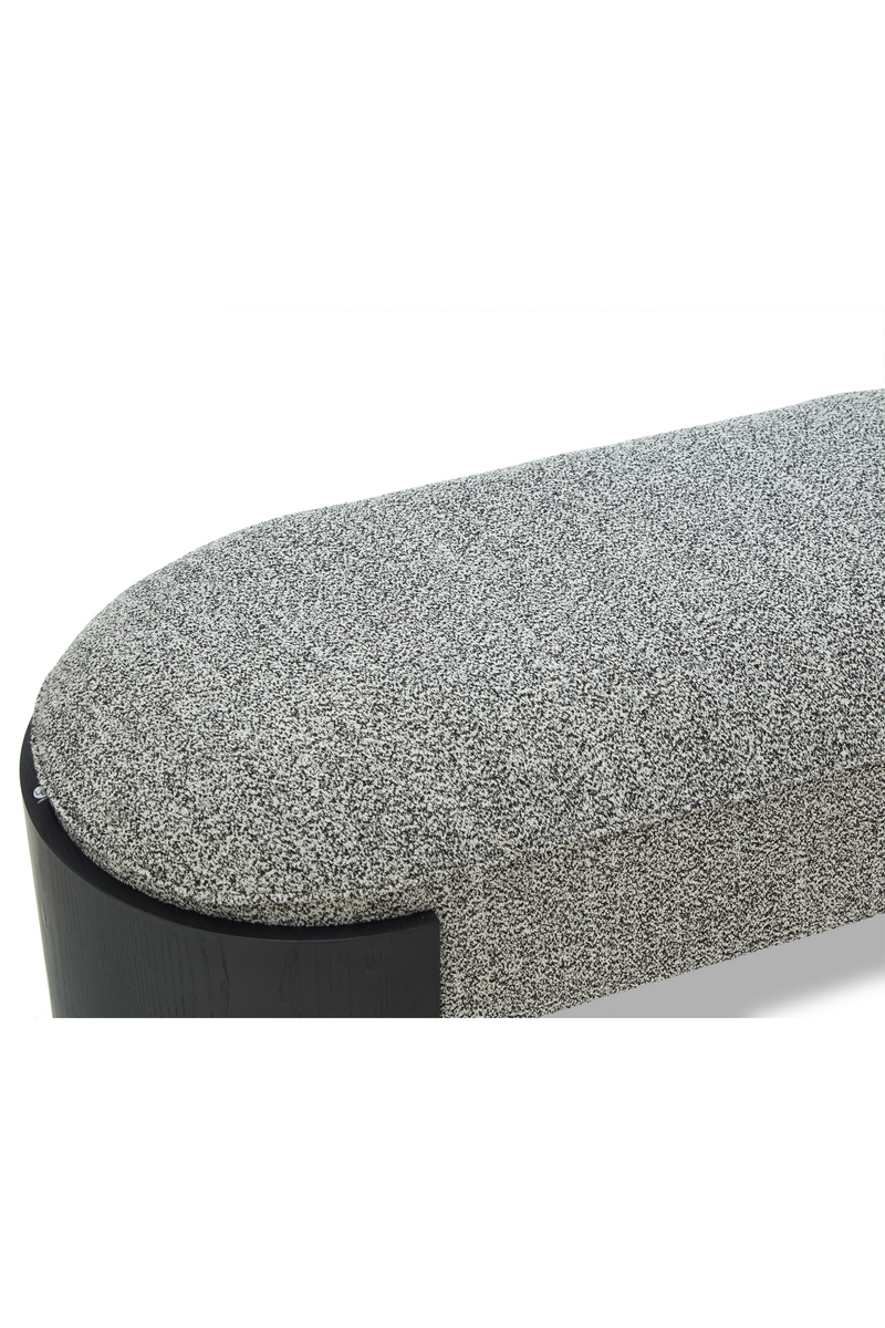 Oval Chenille Long Bench | Liang & Eimil Ed | Oroatrade.com