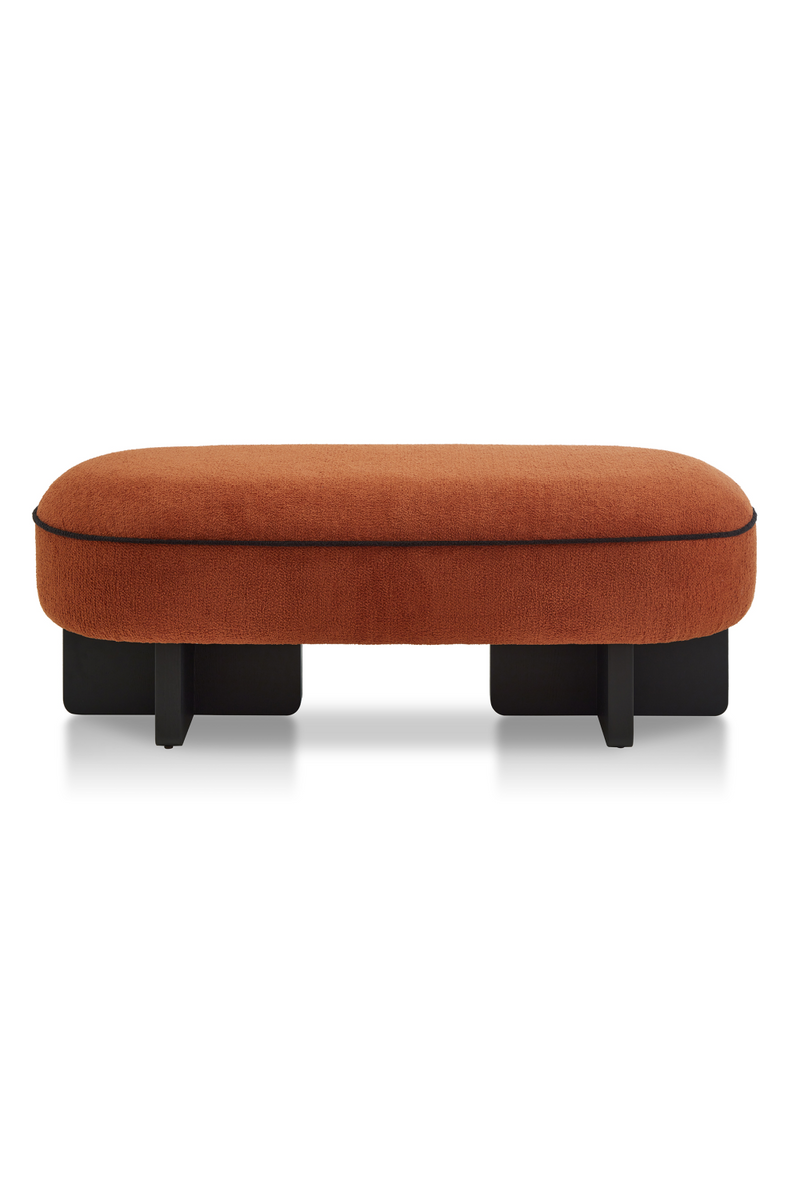 Oval Upholstered Long Bench | Liang & Eimil Larson | Oroatrade.com