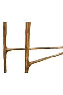 Cobra Console Table – Textured Antique Brass and Glass | Oroatrade.com