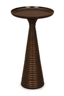Ridged Bronze Side Tables (2) | Liang & Eimil Othelo | Oroatrade.com
