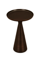 Ridged Bronze Side Tables (2) | Liang & Eimil Othelo | Oroatrade.com