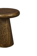 Textured Brass Pedestal Side Table | Liang & Eimil Cotto | Oroatrade.com