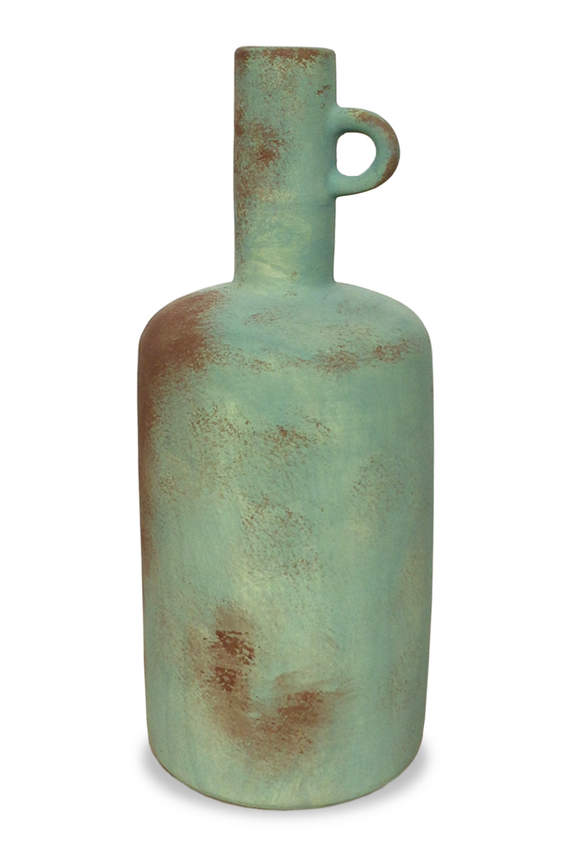 Turquoise Ceramic Bottle Vase | Liang & Eimil Russet | Oroatrade.com