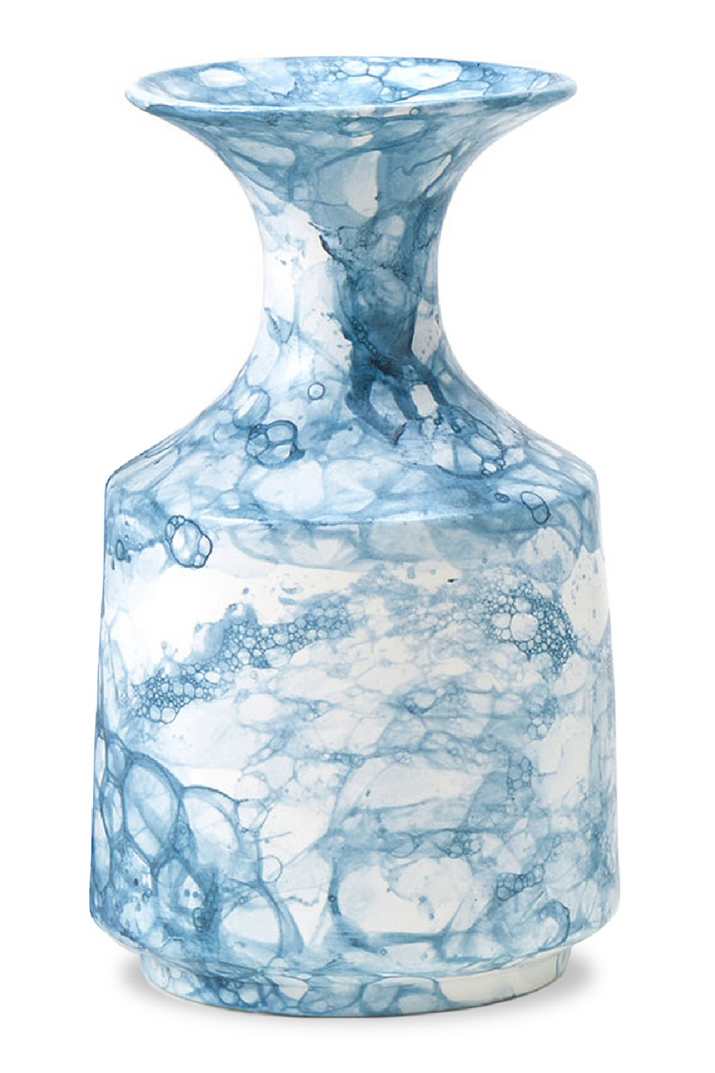Blue Swirls Ceramic Vase | Liang & Eimil Serena | Oroatrade.com